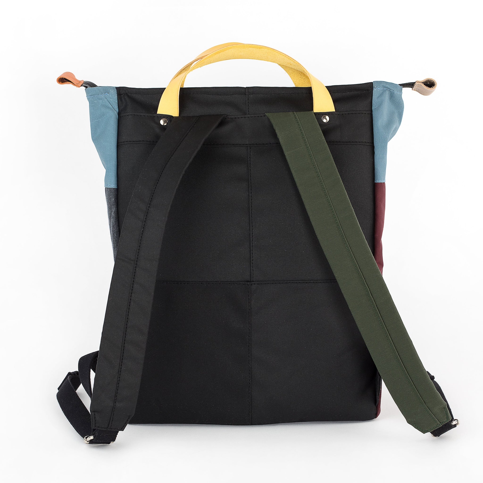 andthen.design an evolution of Vel-Oh.com-Dave | Backpack zero-1 odd straps, backpack, zero waste backpack, handmade, sustainable backpack