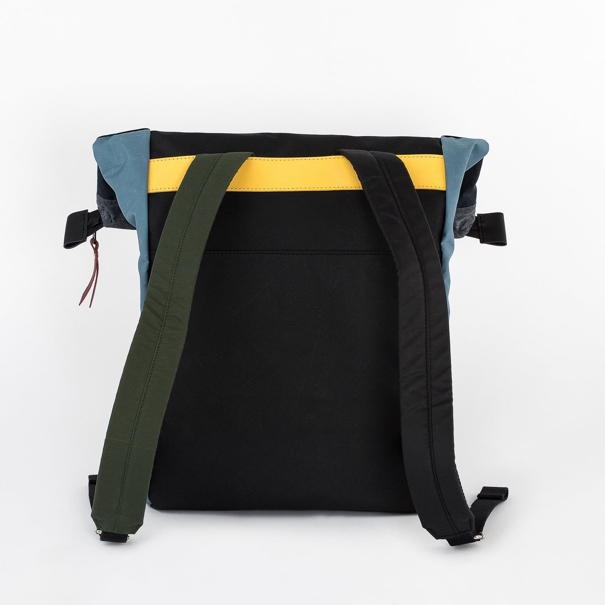 andthen.design-FlopTop | Backpack zero-1 zero waste colourblock backpack with odd straps