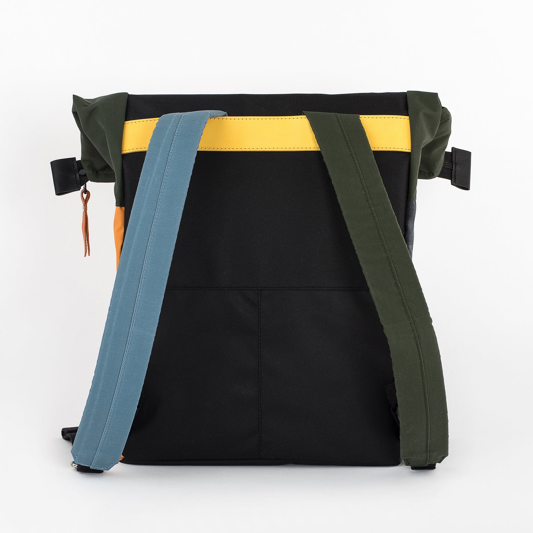 andthen.design an evolution of Vel-Oh.com-FlopTop | Backpack zero-1 odd straps, colorblock backpack, colourblock backpack