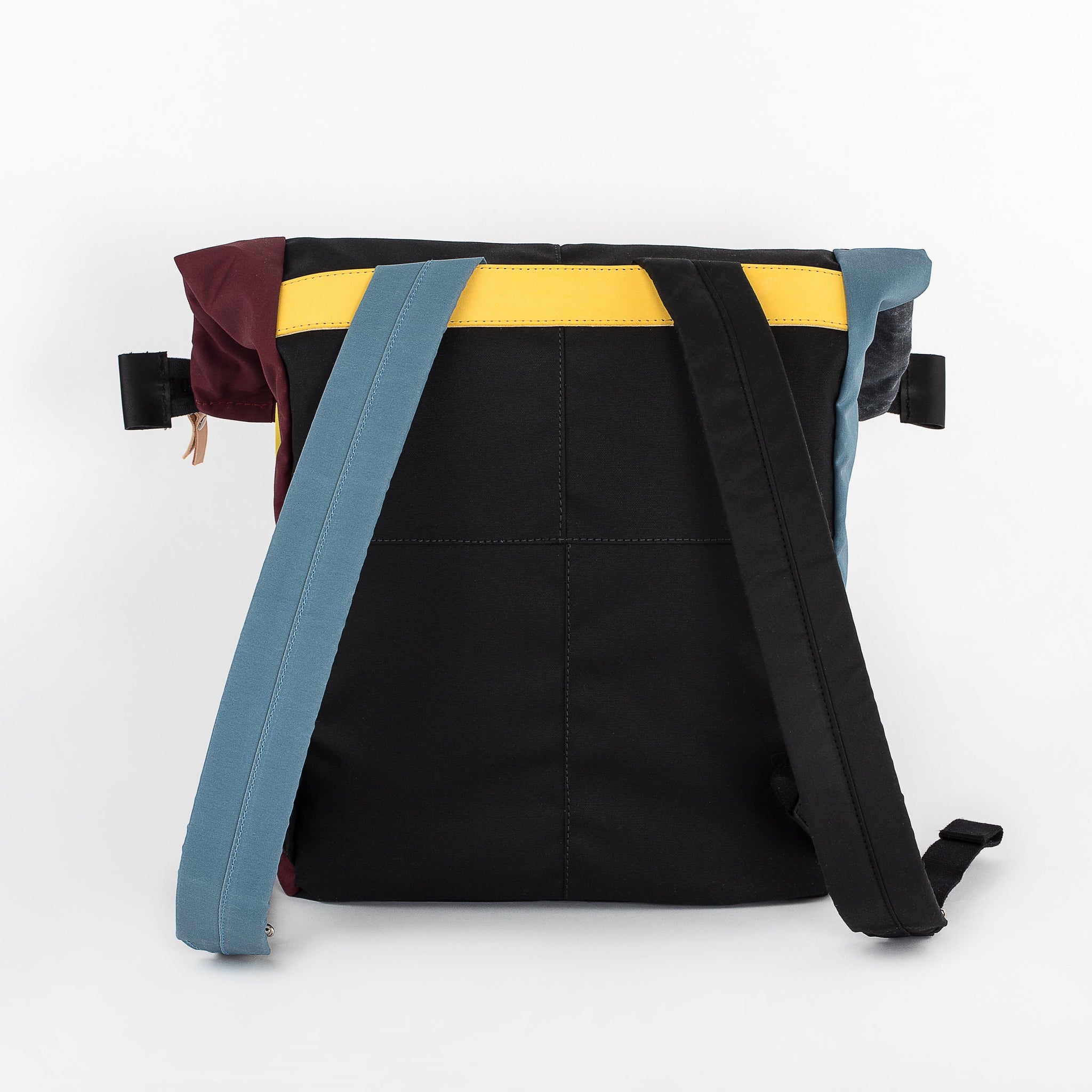 andthen.design an evolution of Vel-Oh.com-FlopTop | Backpack zero-1 odd straps, zero waste backpack